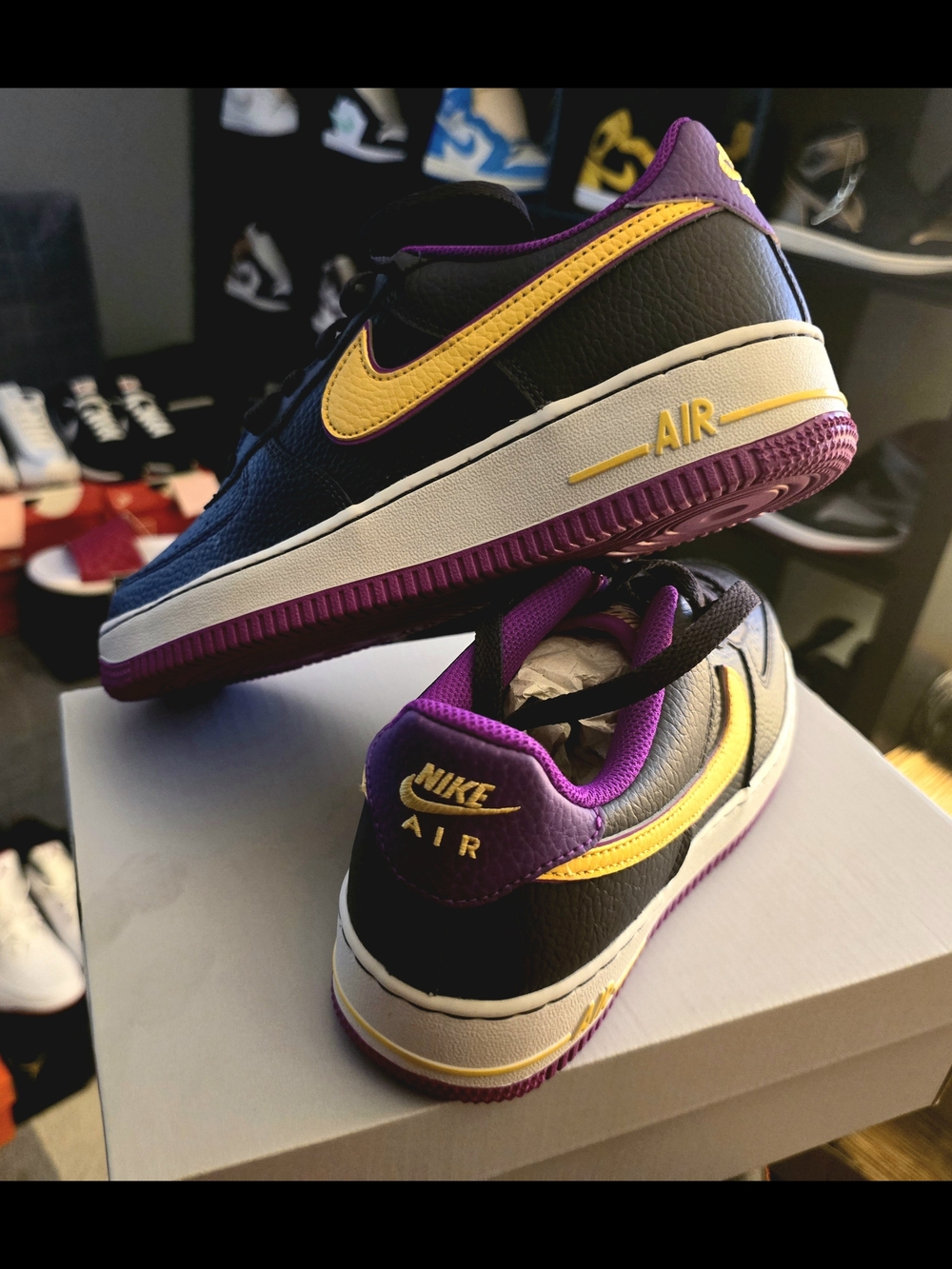 AIR FORCE 1 (KIDS) LOS-ANGELES LAKER ALTERNATE DX5800500